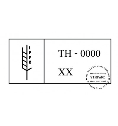 เครื่องประทับร้อน ไม้พาเลท IPPC